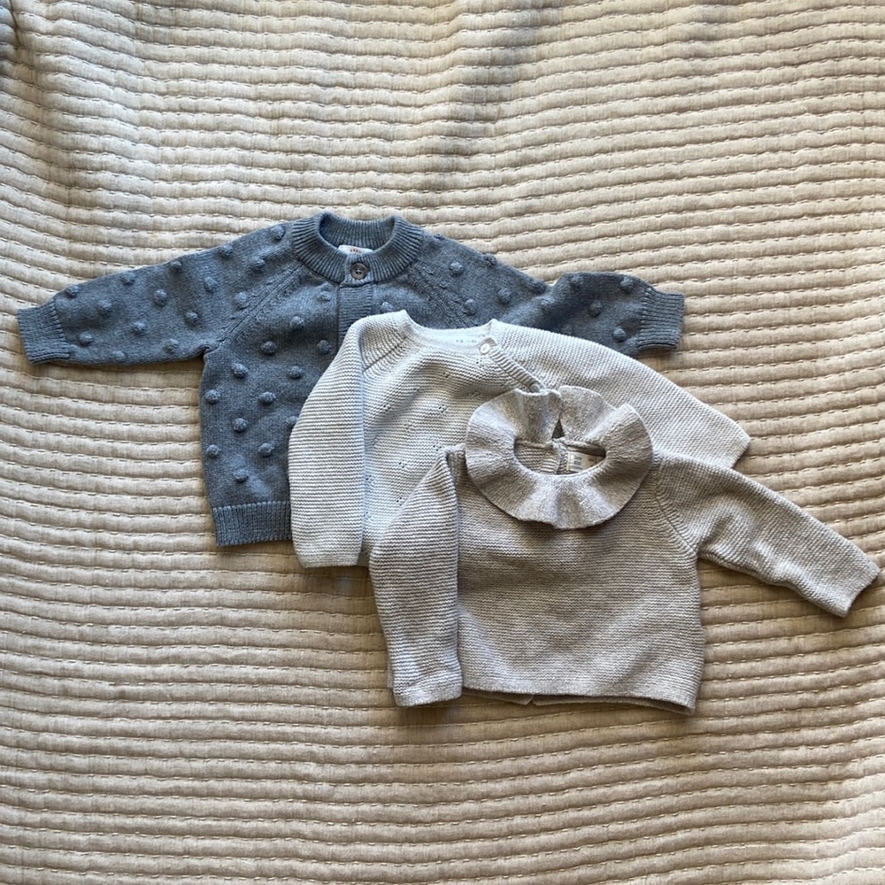 Bundle of Baby Knit Sweaters